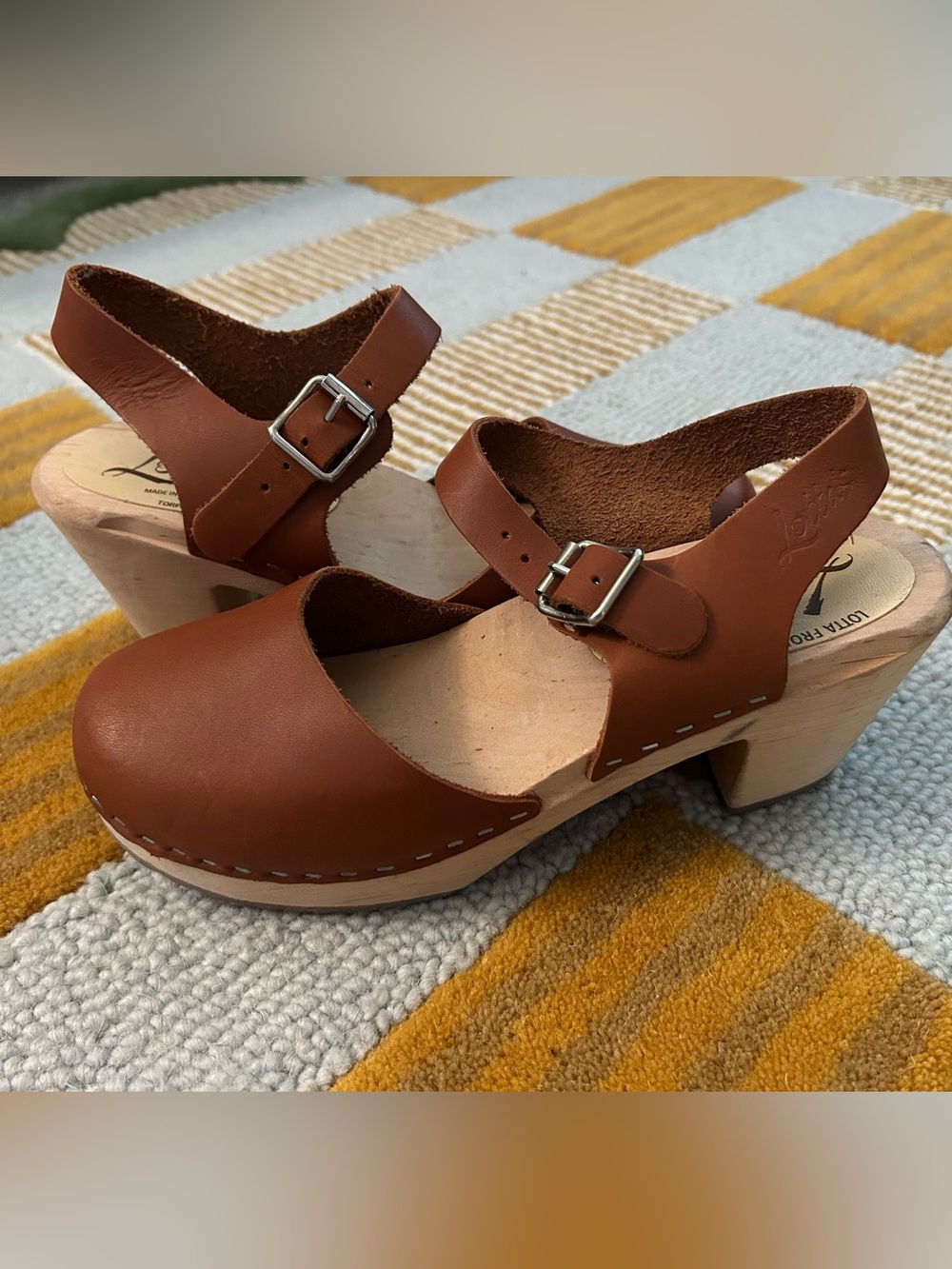 Leather Clog Sandals